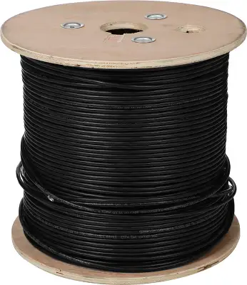 Кабель информационный ITK Generica BC3-C5E04-139-305-G кат.5E UTP 4 пары 24AWG LDPE внешний 305м черный