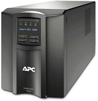 ИБП APC Smart-UPS, 1000 В·А, 700 Вт, IEC, розеток - 8, USB, черный (SMT1000IC)