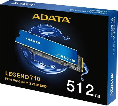 Твердотельный накопитель M.2 NVMe 512Gb ADATA LEGEND 710 [ALEG-710-512GCS] (SSD)