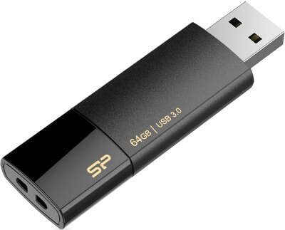 Модуль памяти USB3.2 Silicon Power Blaze B05, 64 Гб, черный [SP064GBUF3B05V1K]