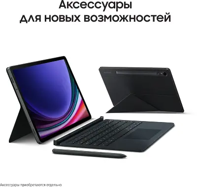 Планшет Samsung Galaxy Tab S9+ SM-X810, Snapdragon 8 Gen 2, 12Gb RAM, 256Gb, WiFi, графит (SM-X810NZAACAU)