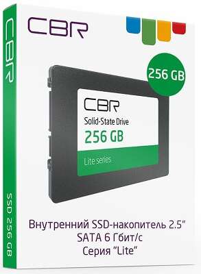 Твердотельный накопитель SATA3 256Gb [SSD-256GB-2.5-LT22] (SSD) CBR Lite