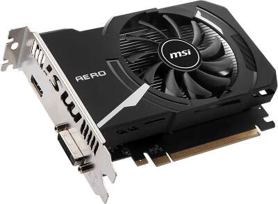 Видеокарта MSI NVIDIA nVidia GeForce GT 1030 AERO ITX 4GD4 OC 4Gb DDR4 PCI-E DVI, HDMI