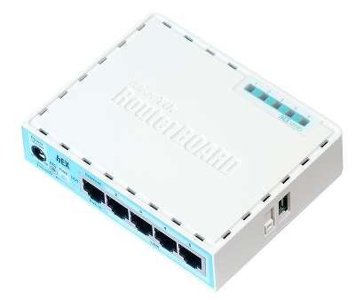 Маршрутизатор MikroTik hEX (RB750GR3) 10/100/1000BASE-TX белый