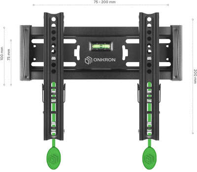 Кронштейн для телевизора Onkron TM4 черный 17"-43" макс.36.5кг настенный наклон