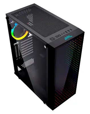 Корпус GMNG GG-CC120 черный без БП ATX 5x120mm 5x140mm 2xUSB2.0 1xUSB3.0 audio bott PSU