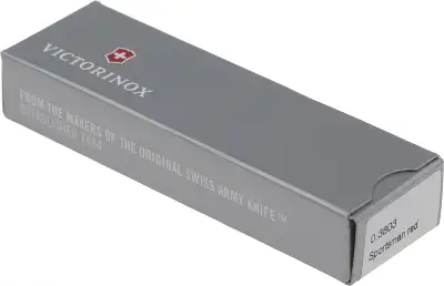 Нож перочинный Victorinox Sportsman (0.3803) 84мм 13функц. красный карт.коробка