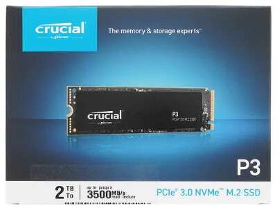 Твердотельный накопитель NVMe 2Tb [CT2000P3SSD8] (SSD) Crucial P3