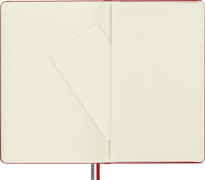 Блокнот Moleskine CLASSIC EXPENDED QP060EXPF2 Large 130х210мм 400стр. линейка твердая обложка красный