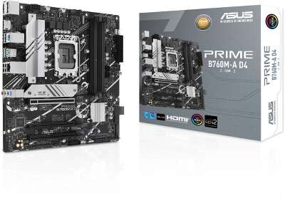 Материнская плата mATX LGA1700 ASUS PRIME B760M-A D4-CSM