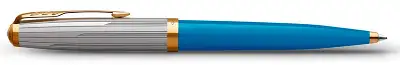 Ручка шариков. Parker 51 Premium (CW2169080) Turquoise GT M черн. черн. подар.кор.