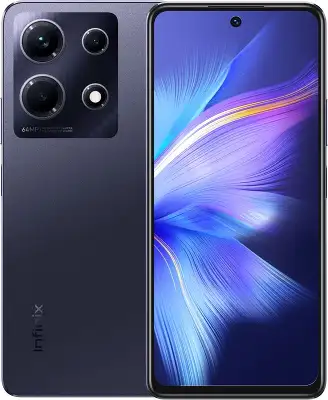 Смартфон Infinix X6833B Note 30 256Gb 8Gb черный моноблок 3G 4G 2Sim 6.78" 1080x2460 Android 13 64Mpix 802.11 a/b/g/n/ac NFC GPS GSM900/1800 GSM1900 TouchSc FM microSD max2048Gb