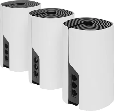 Mesh система TP-LINK Deco S7, 802.11a/b/g/n/ac/ax, 2.4/5ГГц (3-pack)