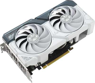 Видеокарта ASUS NVIDIA nVidia GeForce RTX 4060Ti DUAL-RTX4060TI-O8G-WHITE 8Gb DDR6X PCI-E HDMI, 3DP