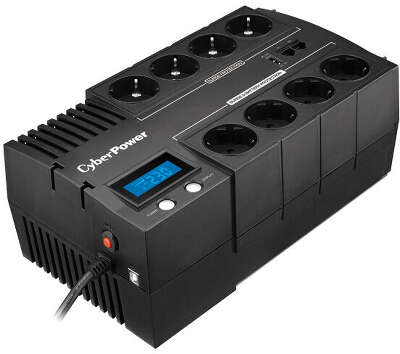 ИБП CyberPower BR1000ELCD, 1000VA, 600W, EURO