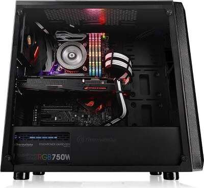 Корпус Thermaltake Versa J25 TG, черный, ATX, Без БП (CA-1L8-00M1WN-00)