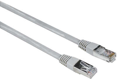 Патч-корд Hama H-200915 UTP cat.5E solid 1.5м серый RJ-45 (f)-RJ-45 (m) (00200915)