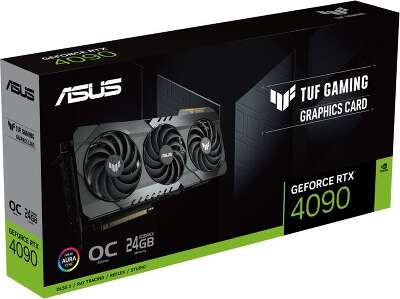 Видеокарта ASUS NVIDIA nVidia GeForce RTX 4090 TUF-RTX4090-O24G-OG-GAMING 24Gb DDR6X PCI-E 2HDMI, 3DP