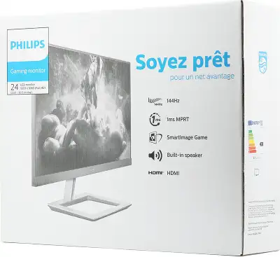 Монитор Philips 23.8" 242E1GAJ черный VA LED 16:9 HDMI M/M матовая 350cd 178гр/178гр 1920x1080 144Hz DP FHD 3.07кг