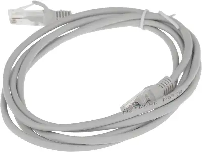 Патч-корд Premier 5-970 1Гбит/с UTP 4 пары cat.5E CCA molded 2м серый RJ-45 (m)-RJ-45 (m)