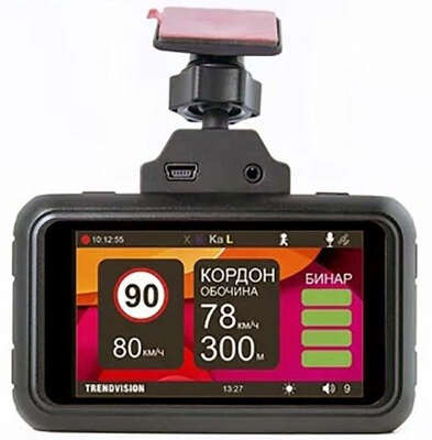 Видеорегистратор с радар-детектором TrendVision Hybrid Signature EVO Wi GPS черный