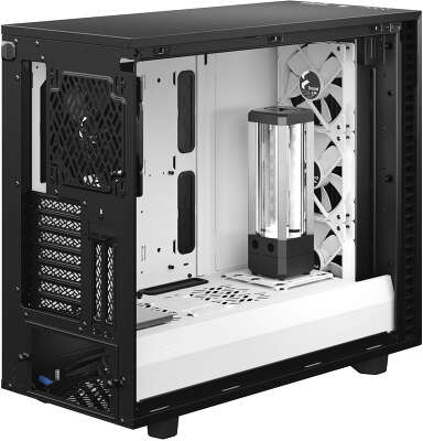 Корпус Fractal Design DEFINE 7, черный/белый, E-ATX, Без БП (FD-C-DEF7A-04)