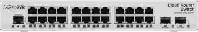 Коммутатор MikroTik CRS326-24G-2S+IN, управляемый