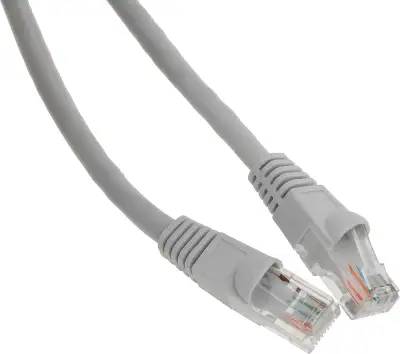 Патч-корд Buro UTP-6-20M-G UTP 4 пары cat.6 CCA molded 20м серый RJ-45 (m)-RJ-45 (m)