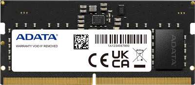 Модуль памяти DDR5 SODIMM 8Gb DDR4800 ADATA (AD5S480032G-S)