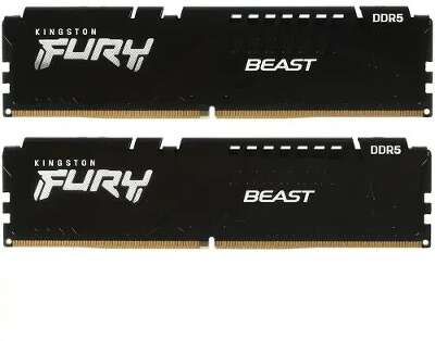 Набор памяти DDR5 DIMM 2x16Gb DDR5200 Kingston FURY Beast Black (KF552C36BBEK2-32)