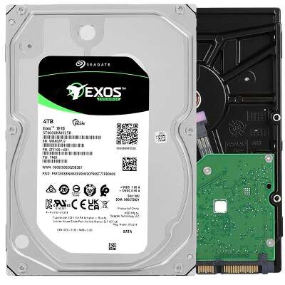 Жесткий диск SAS 12Gb/s 4Tb [ST4000NM025B/001B] (HDD) Seagate Exos 7E10, 256Mb