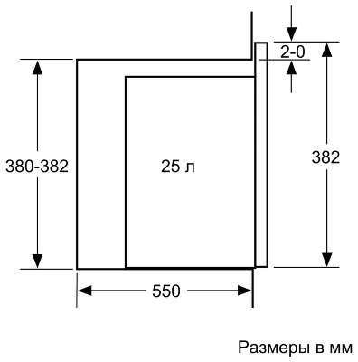 Микроволновая печь Bosch BFL554MW0 25л. 900Вт белый (встраиваемая)