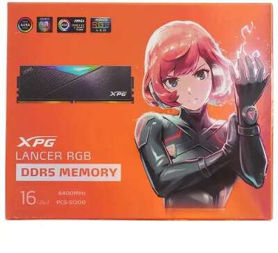 Набор памяти DDR5 DIMM Гб DDR6400 ADATA XPG Lancer RGB (AX5U6400C3216G-DCLARBK)