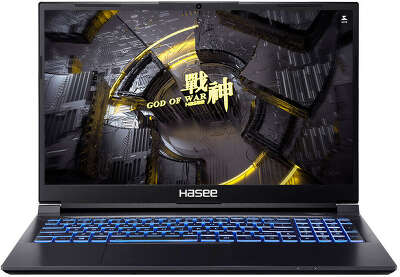 Ноутбук Hasee Z8 B63614FH 15.6" FHD IPS i7-13620H/16/1Tb SSD/RTX 3050 4G/Без OC черный