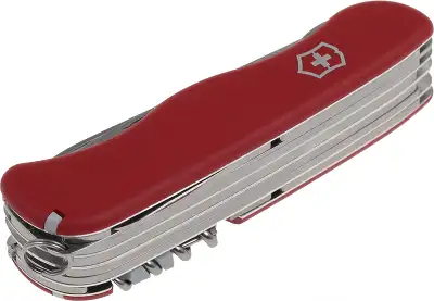 Нож перочинный Victorinox WORK CHAMP (0.8564) 111мм 21функц. красный карт.коробка