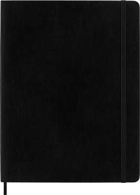 Блокнот Moleskine CLASSIC SOFT QP622 XLarge 190х250мм 192стр. клетка мягкая обложка черный