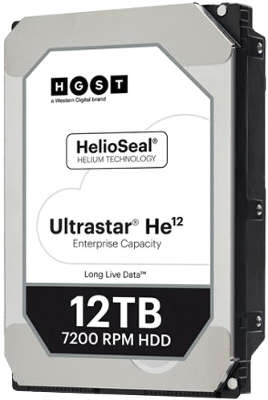 Жесткий диск SAS 3.0 12TB [HUH721212AL5204] Hitachi Ultrastar HE12 256MB 3.5"