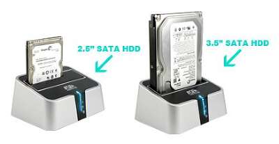 Док-станция для HDD AgeStar 3UBT2 SATA пластик серебристый 1