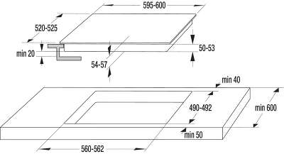 Варочная поверхность Gorenje ECT644BCSC черный