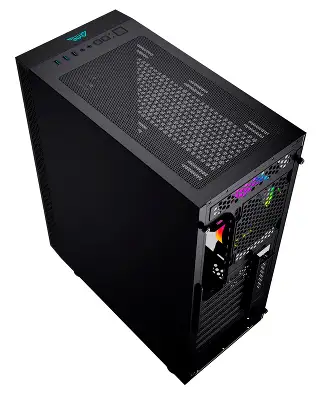 Корпус GMNG GG-CC120 черный без БП ATX 5x120mm 5x140mm 2xUSB2.0 1xUSB3.0 audio bott PSU