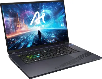 Ноутбук Gigabyte Aorus 16X 16" WQXGA IPS i7-13650HX/16/1Tb SSD/RTX 4060 8G/Без OC серый