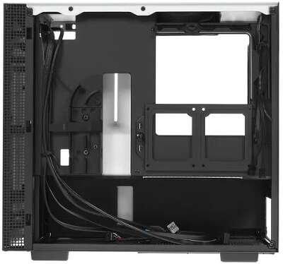 Корпус NZXT H210 Black/white, белый, mini-ITX, Без БП (CA-H210B-W1)