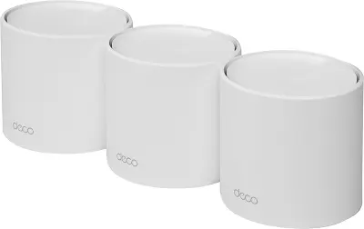 Mesh система TP-LINK DECO X20, 802.11a/b/g/n/ac/ax, 2.4/5ГГц, до 1201 Мбит/с, 3шт