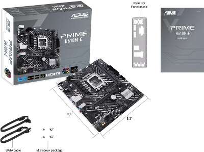 Материнская плата mATX LGA1700 ASUS PRIME H610M-E-CSM