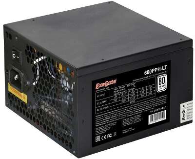 Блок питания 600W ATX Exegate 600PPH-LT-OEM