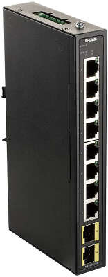 Коммутатор D-Link DIS-100G-10S DIS-100G-10S/A 8x1Гбит/с 2SFP неуправляемый