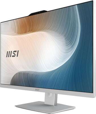 Моноблок MSI Modern AM272P 12M-404XRU 27" FHD i3-100U 1.2 ГГц/16/512 SSD/WF/BT/Cam/Kb+Mouse/без ОС,белый