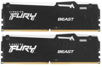 Набор памяти DDR5 DIMM 2x8Gb DDR5200 Kingston FURY Beast Black RGB EXPO (KF552C36BBEAK2-16)