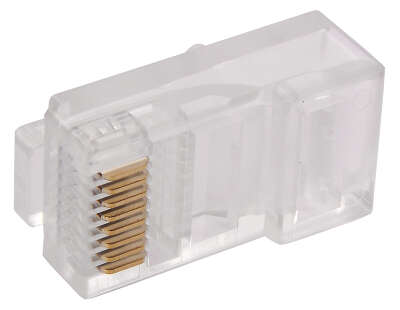 Коннектор ITK (CS3-1C5EU) UTP кат.5e RJ45 прозрачный (упак.:1шт)