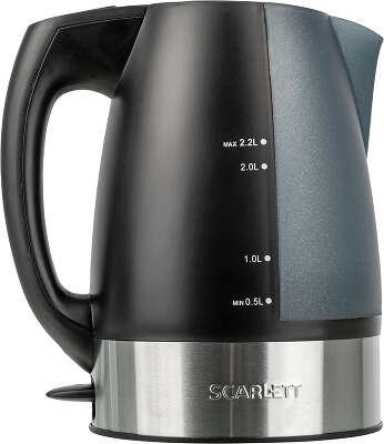 Чайник электрический Scarlett SC-1020 2.2л. 2200Вт черный корпус: пластик (1020)